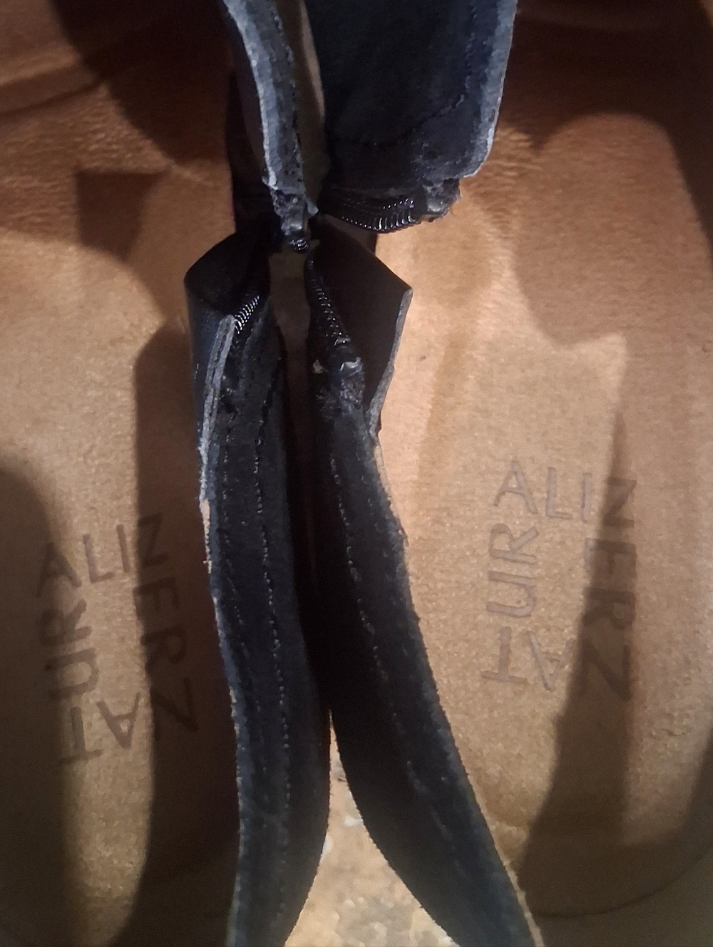 Black Suede Naturalizer Zarie Booties - Picture 5 of 6
